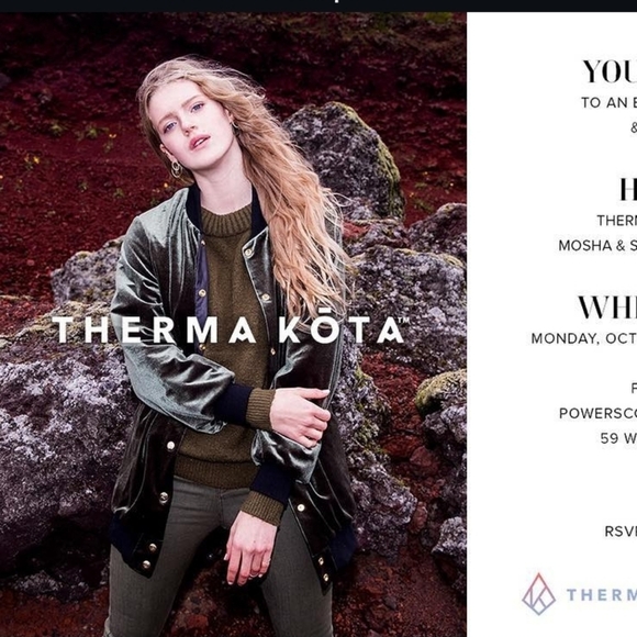 EUC Therma Kota HELGI CROPPED BOMBER JACKET size S black/green - Picture 2 of 13